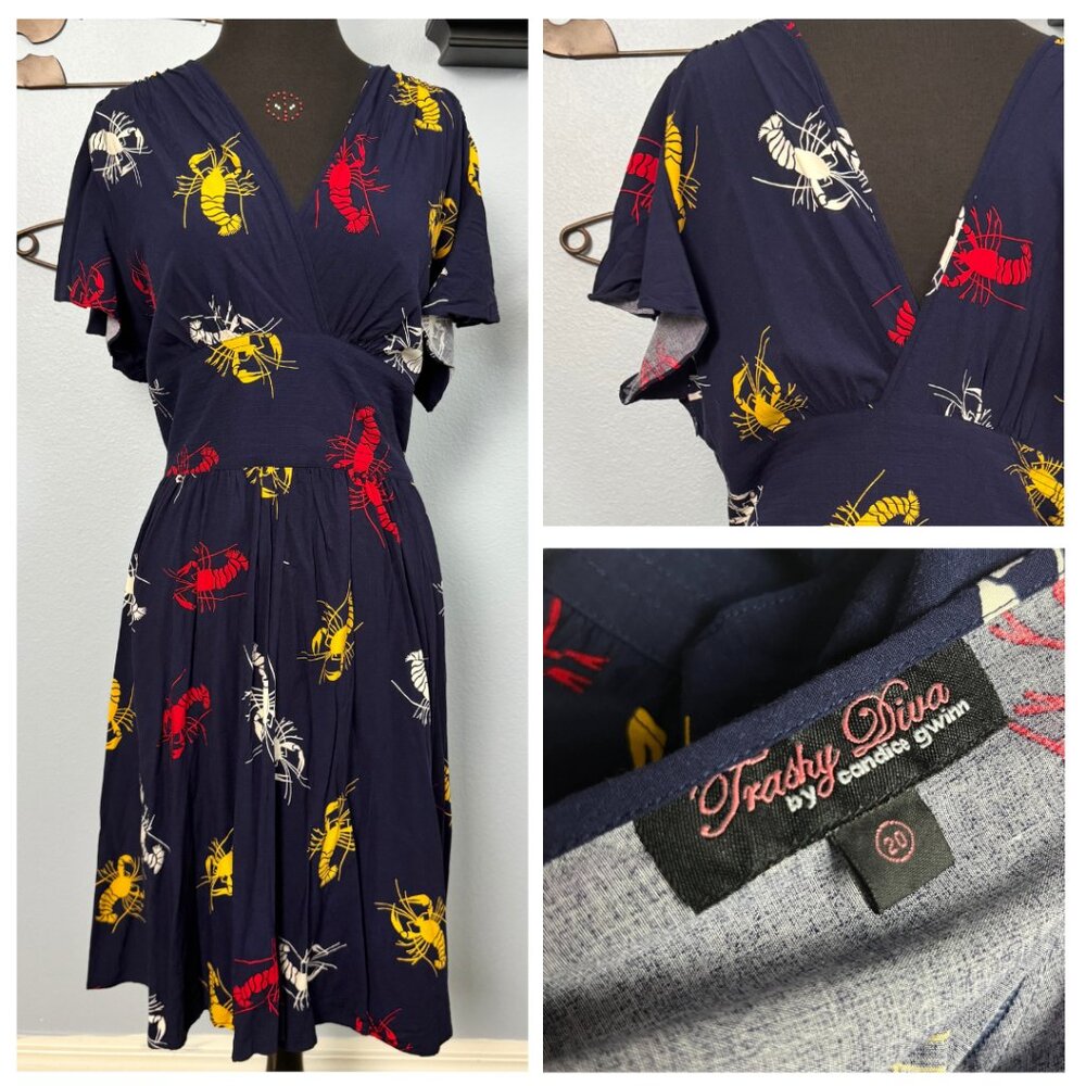 Trashy Diva Crawfish Camilla Dress Sz 20